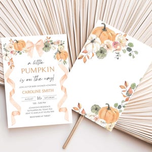a little pumpkin is on the way baby shower