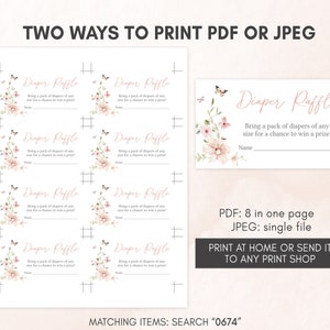 two ways to print a wedding program