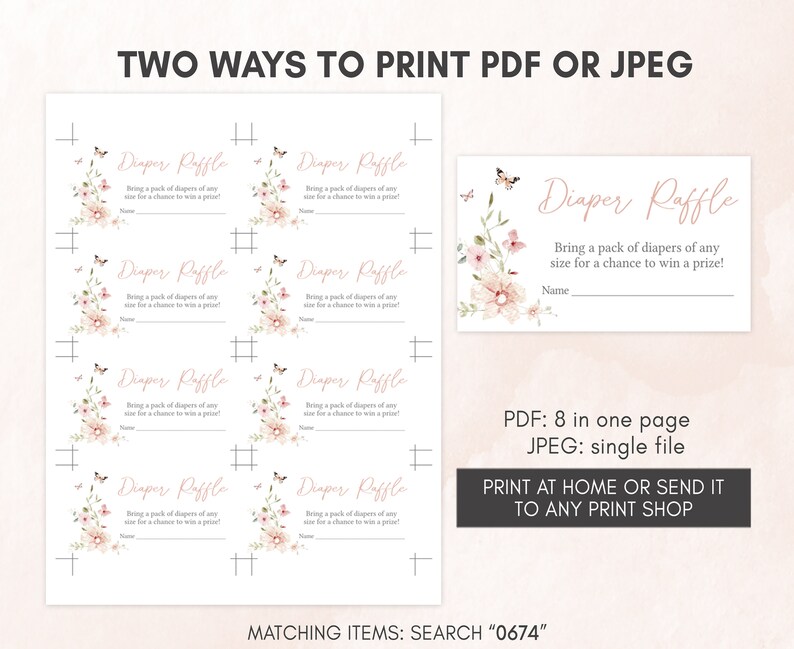 two ways to print a wedding program