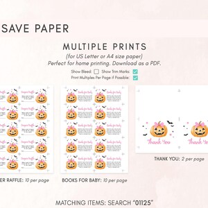 Pink Minimalist A Little Boo Thank You Card
