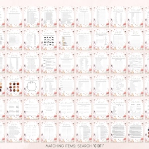 Fairy Baby Shower Game Pack