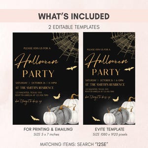 a halloween party with pumpkins and spider webpage banner
