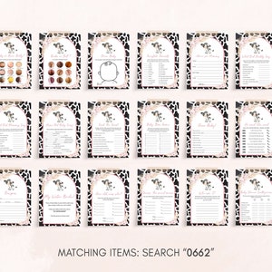 a set of matching items for a wedding