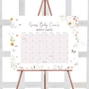 a sign with a birth announcement on it