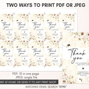 Honey Bee Gift Tags