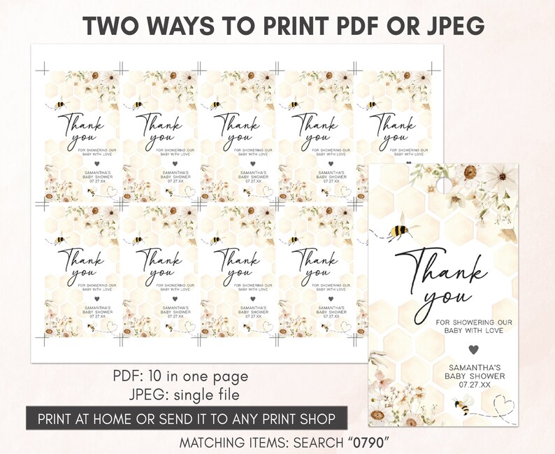 Honey Bee Gift Tags