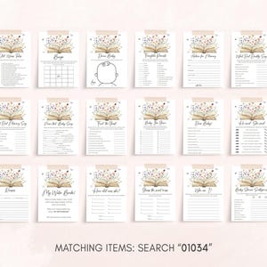 Storybook Baby Shower Games Pack