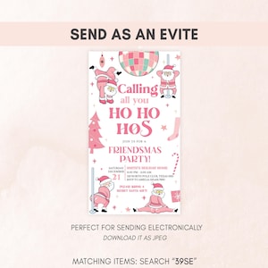 Friendsmas Party Evite