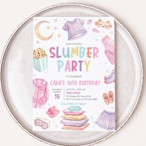 Slumber Party Invitation
