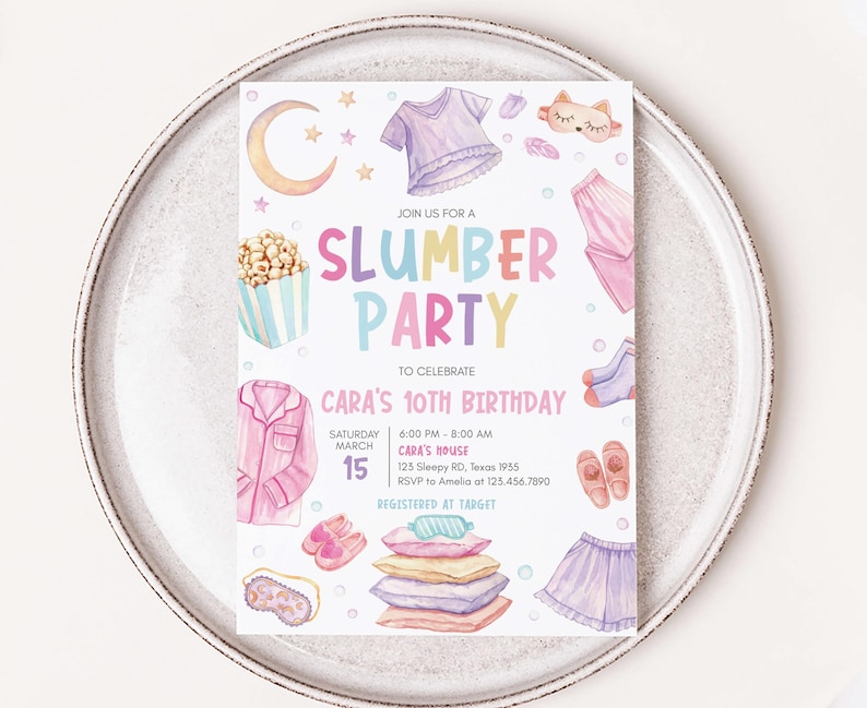 Slumber Party Invitation