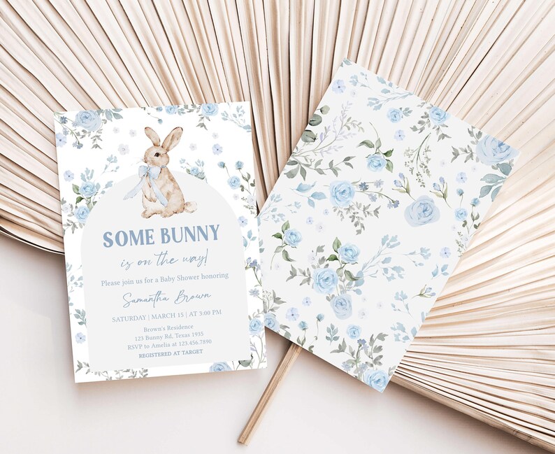 Boy Bunny Invite