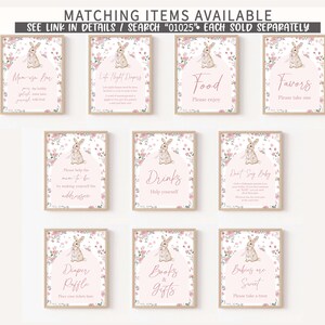 Girl Bunny Signs