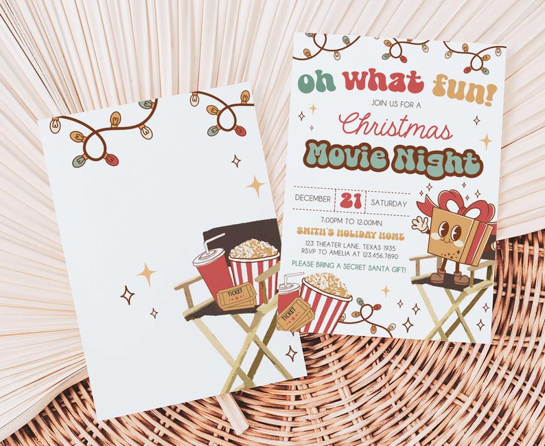 Movie Party Invite