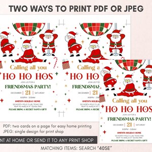 Christmas Invitation Template