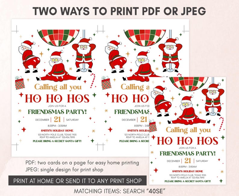 Christmas Invitation Template