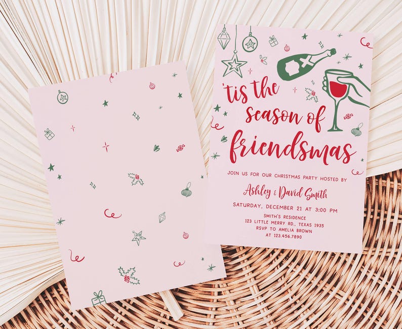 Friendmas Party Invite
