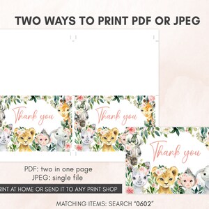 a set of two thank cards with koalas and flowers