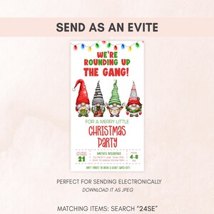 Up The Gang Evite