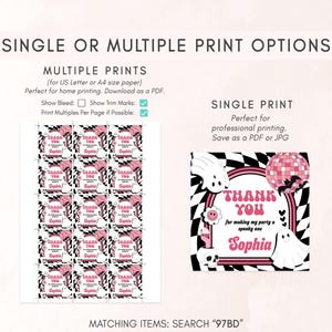 a pink and black print ad with a picture of a dog