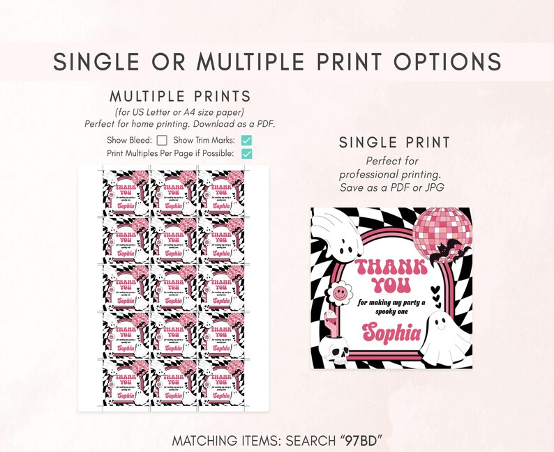 a pink and black print ad with a picture of a dog