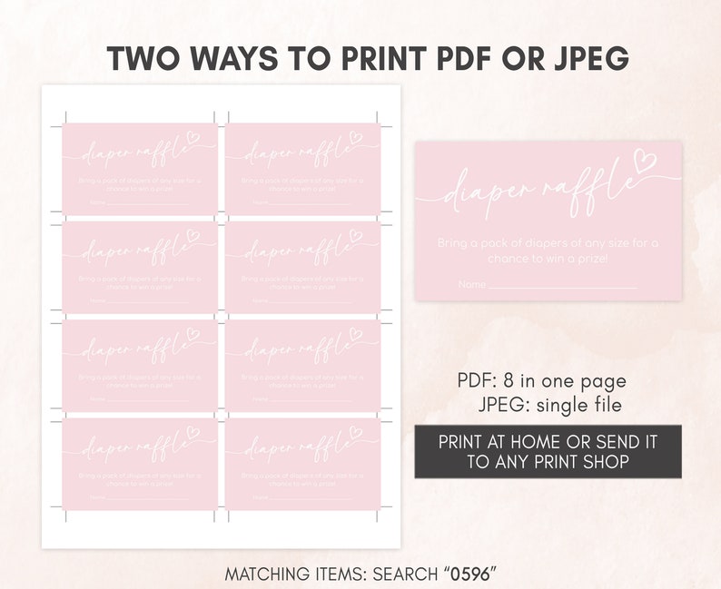 two ways to print a wedding program
