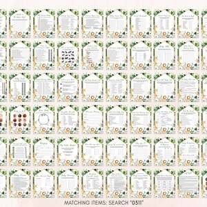 Editable Wild One Baby Shower Games Bundle, Greenery Safari Jungle Baby Shower Game Pack, Boy Jungle Safari Animals Games Set Template 0311 image 3
