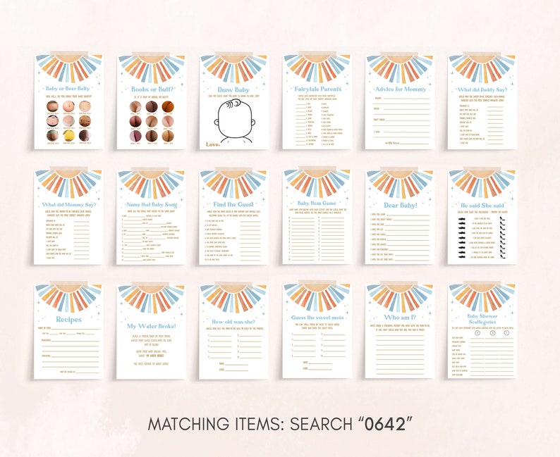 a set of matching items search 1044