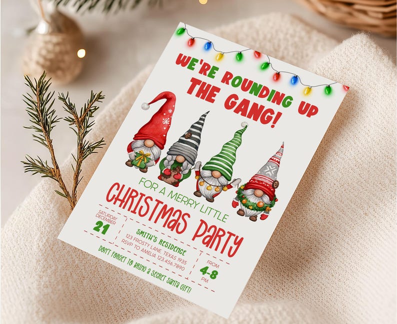 Funny Christmas Invitation