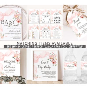Floral Coquette Printable Templates