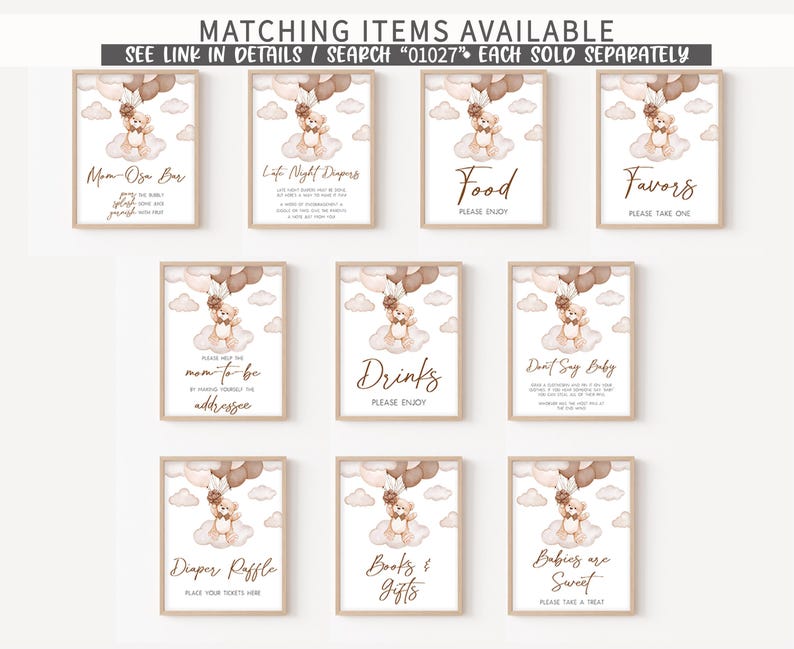 a bunch of cards with teddy bears on them