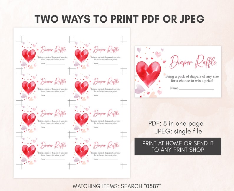 two ways to print a valentine's day coup sheet