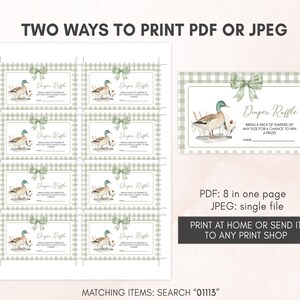 two ways to print a printable for a gift