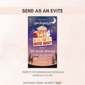 Movie Night Evite