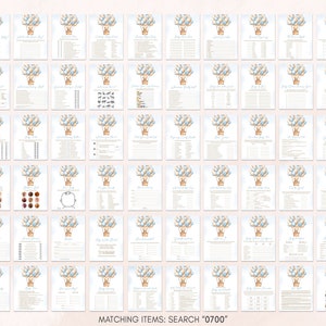 a large poster with a bunch of different things on it