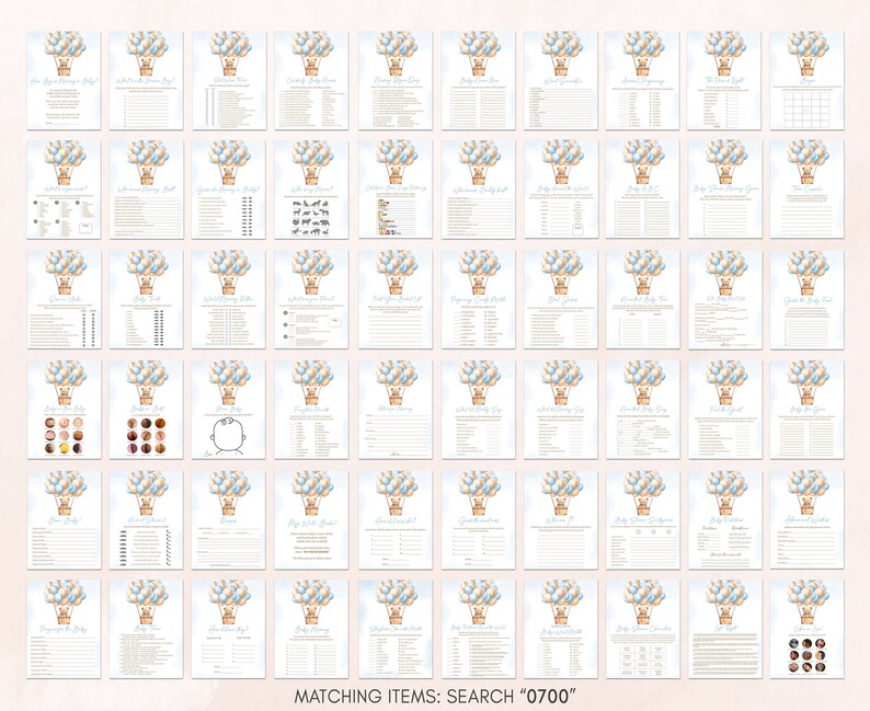 a large poster with a bunch of different things on it