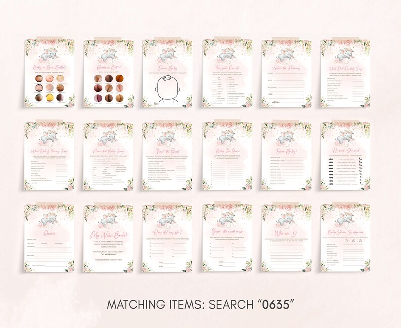 a set of matching items for a wedding