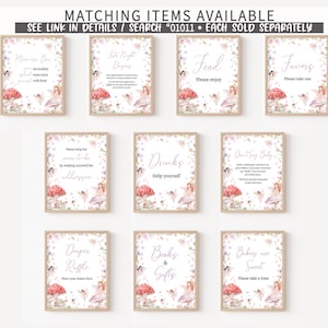 a set of nine matching items available for a wedding