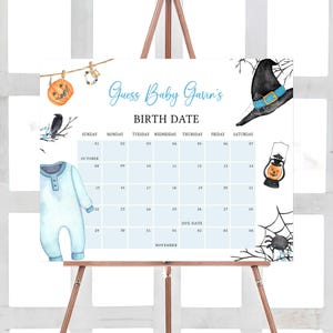 Blue A Little Boo Calendar