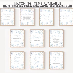 Blue Baby in Bloom Signs