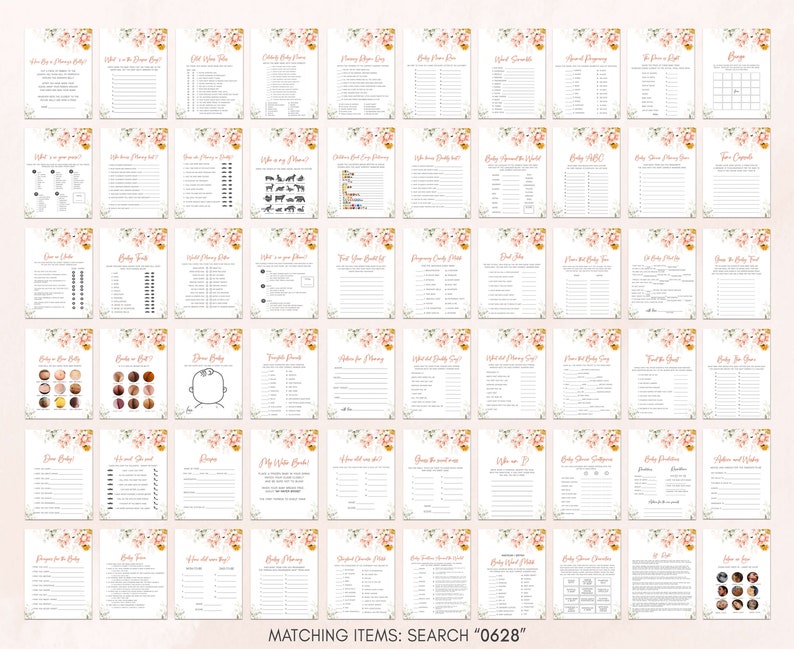 a large poster with a bunch of flowers on it