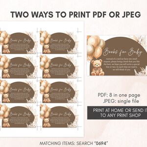two ways to print a baby shower gift tag