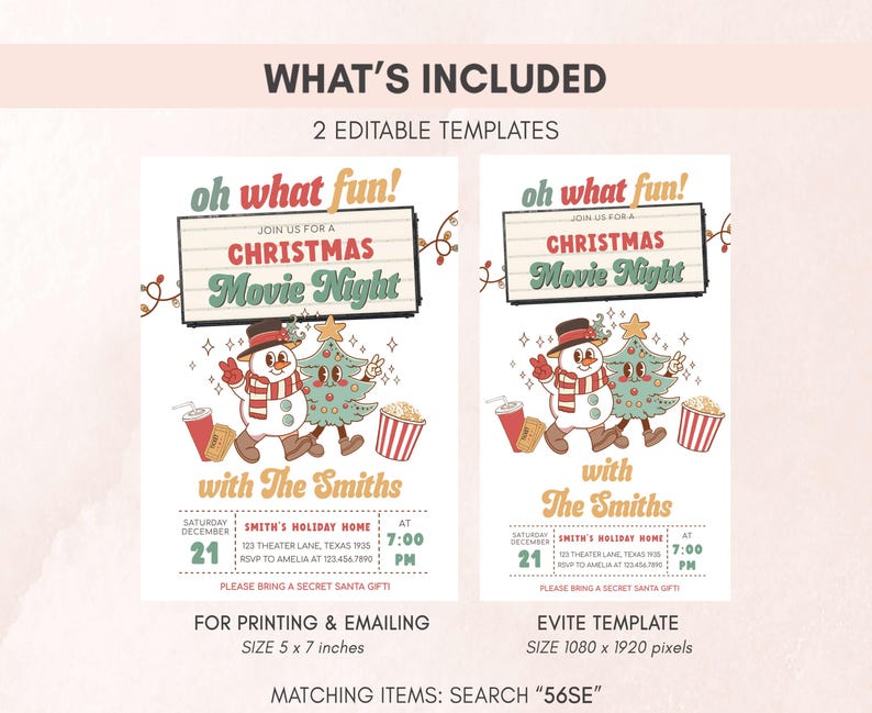 Ticket Invitation Set