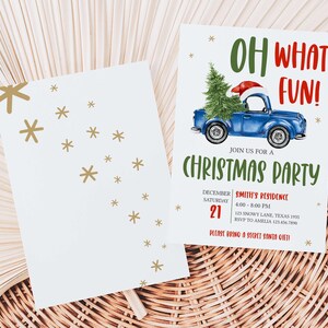 Oh What Fun Invite
