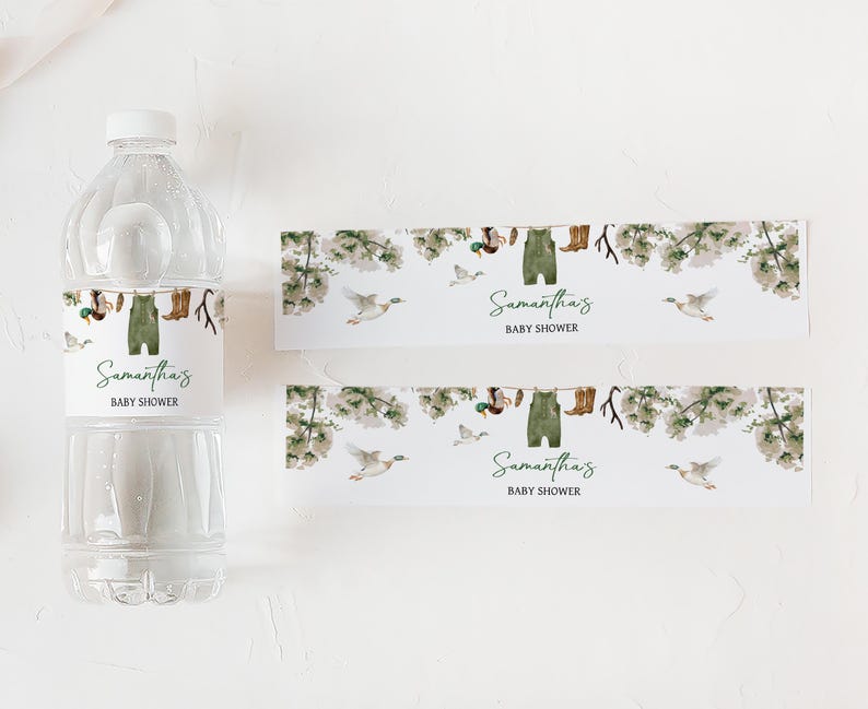 Duck Hunting Water Labels