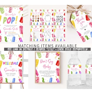 She's Ready to Pop Printable Templates