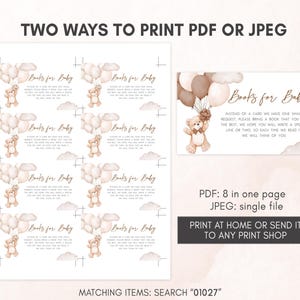 two ways to print for a baby shower