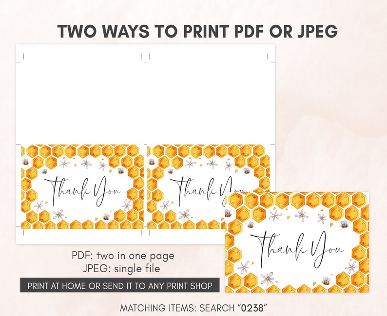 Editable Bee Baby Shower Invitation Set Sweet as Can Bee Baby Shower Invite Pack Gender Neutral Honey Bee Invitation Printable Template 0238 image 6