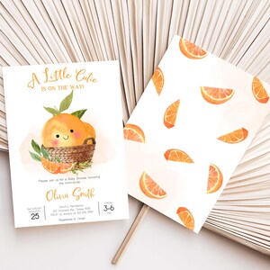 Cutie Baby Shower Invite