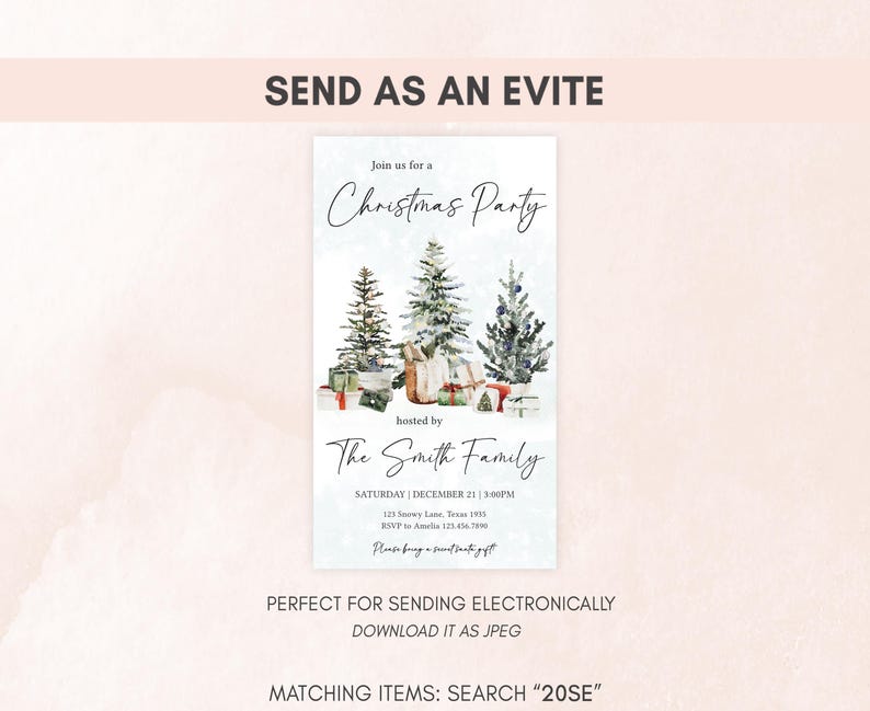 Holiday Party Evite