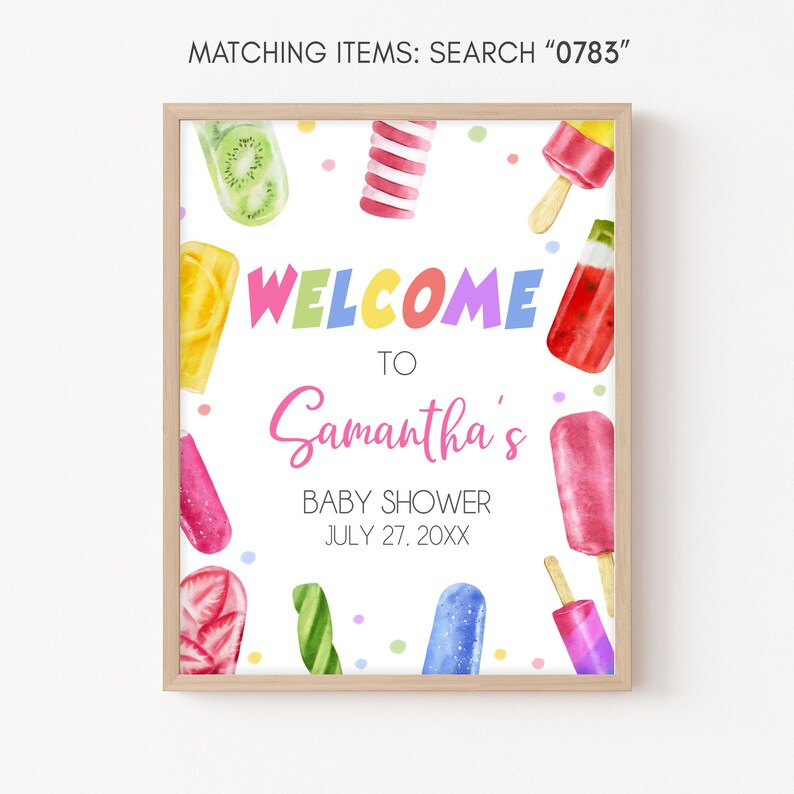 Girl Welcome Sign